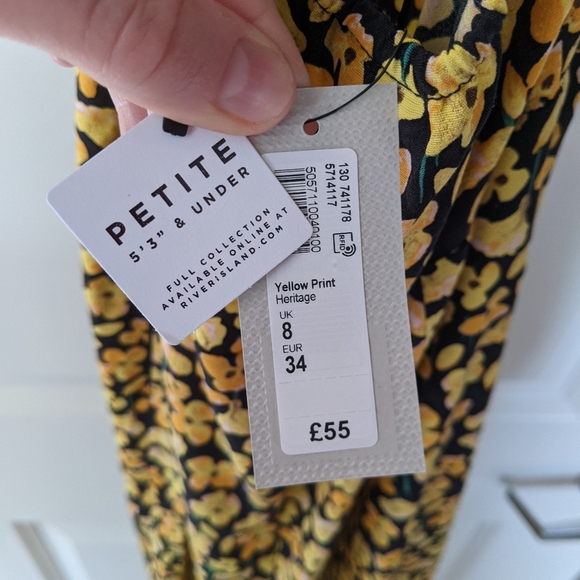 Floral Yellow Dress - Picture 5 of 5